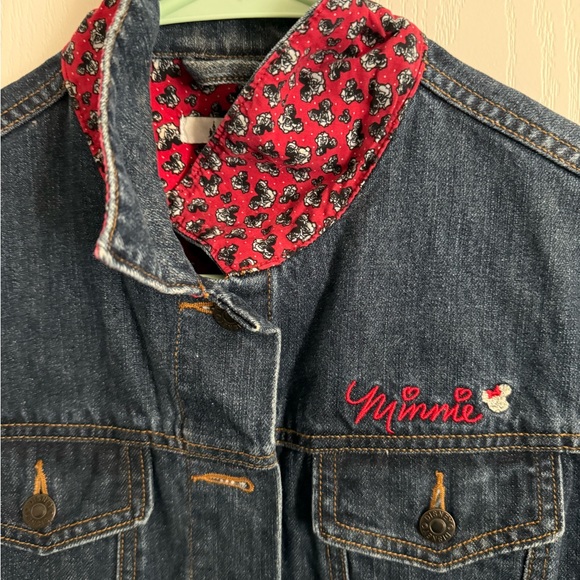 Disney Minnie Mouse Embroidered Denim Jacket - Blue - Picture 5 of 6